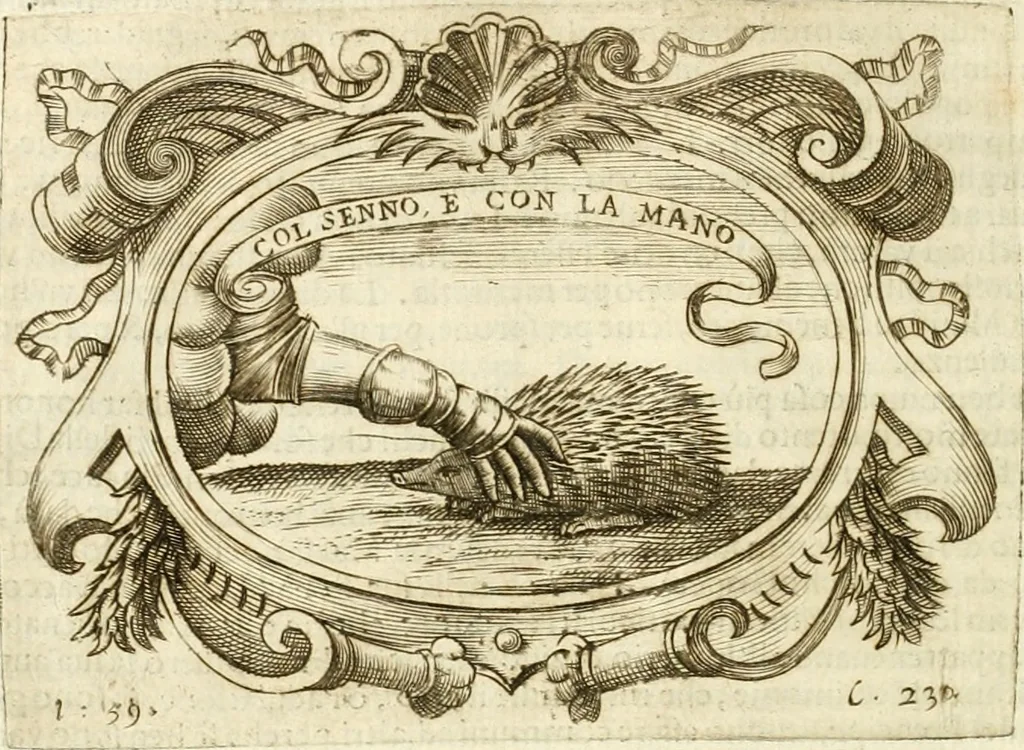 An illustration from L'idea di vn prencipe politico christiano, 1648, leaf 253