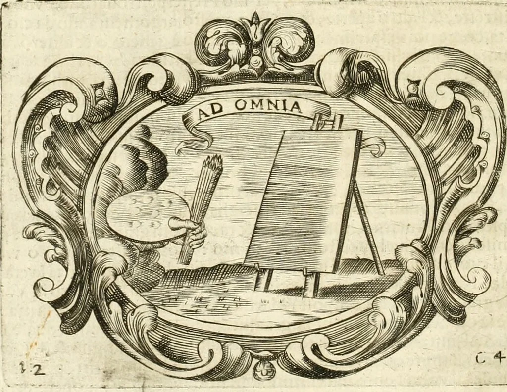 An illustration from L'idea di vn prencipe politico christiano, 1648, leaf 27
