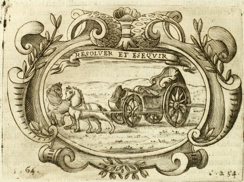 An illustration from L'idea di vn prencipe politico christiano, 1648, leaf 277