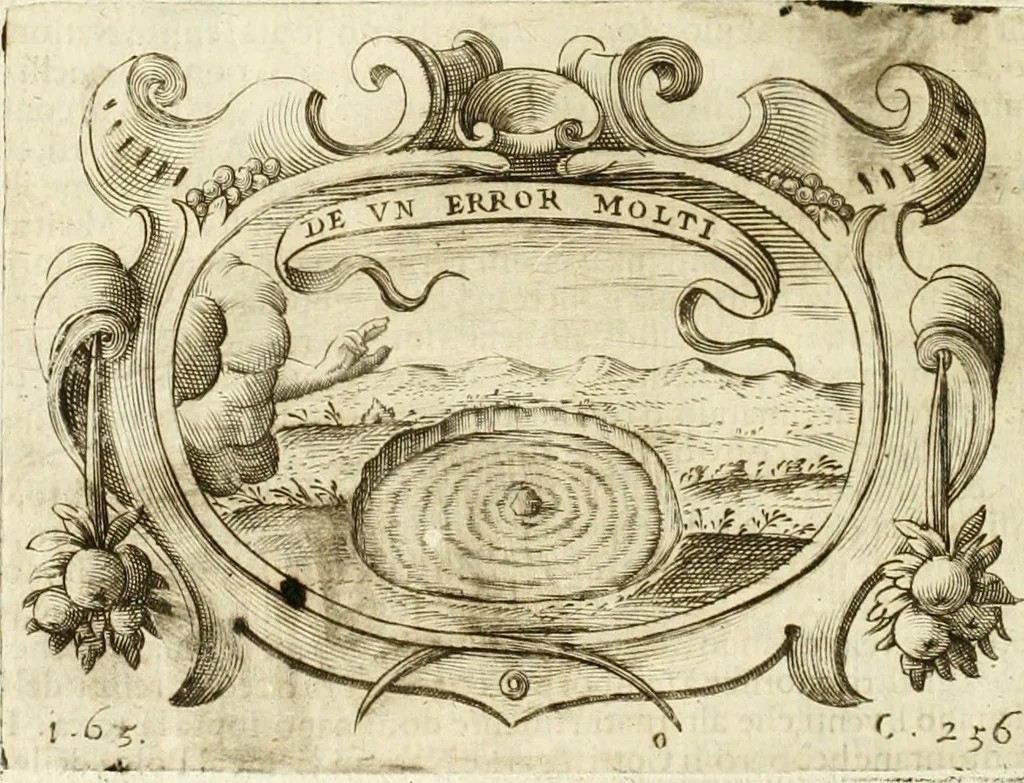 An illustration from L'idea di vn prencipe politico christiano, 1648, leaf 279