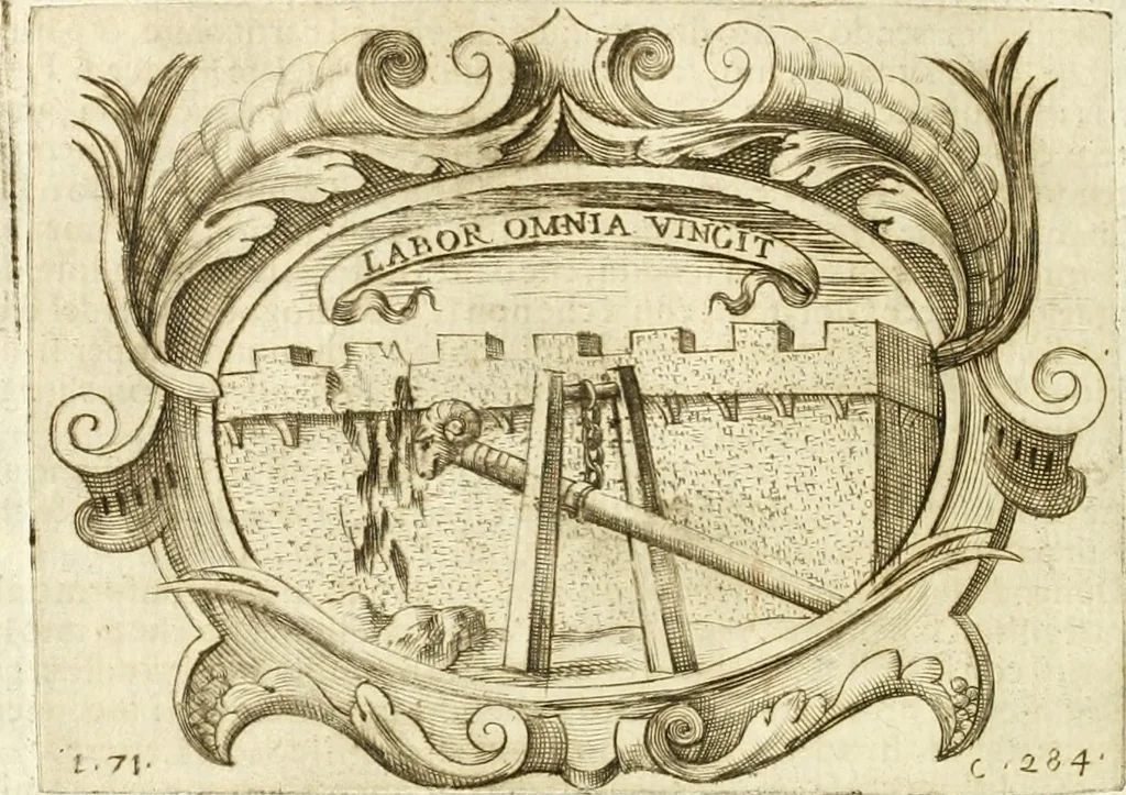 An illustration from L'idea di vn prencipe politico christiano, 1648, leaf 307