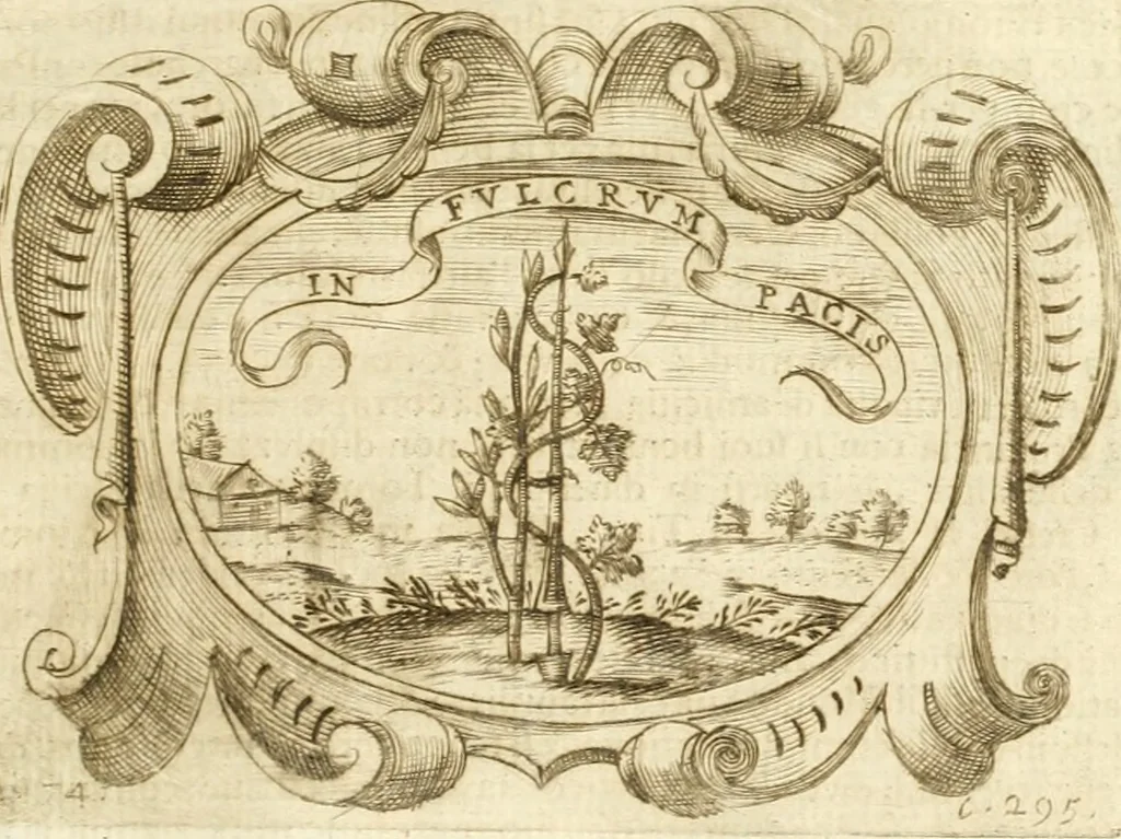 An illustration from L'idea di vn prencipe politico christiano, 1648, leaf 318