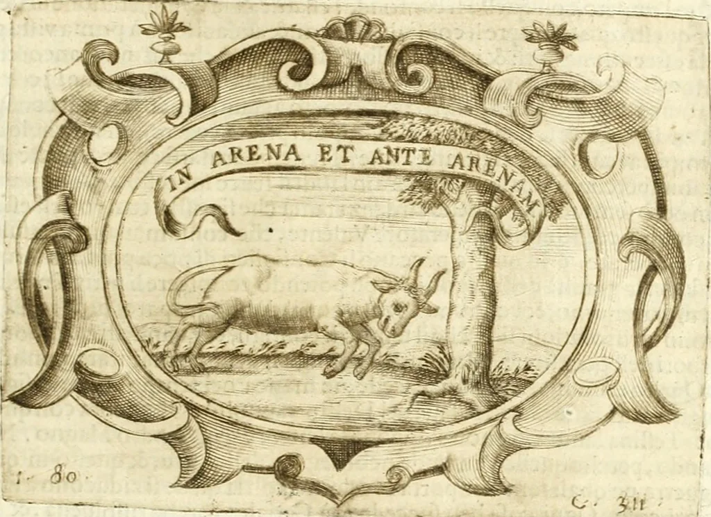 An illustration from L'idea di vn prencipe politico christiano, 1648, leaf 334