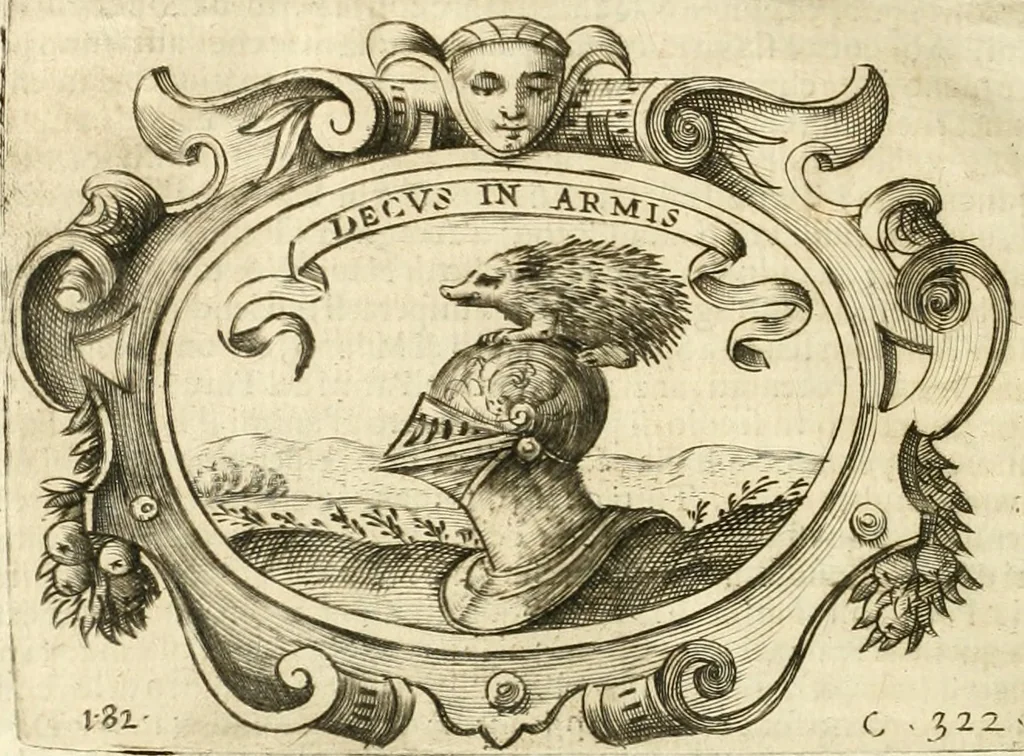 An illustration from L'idea di vn prencipe politico christiano, 1648, leaf 345