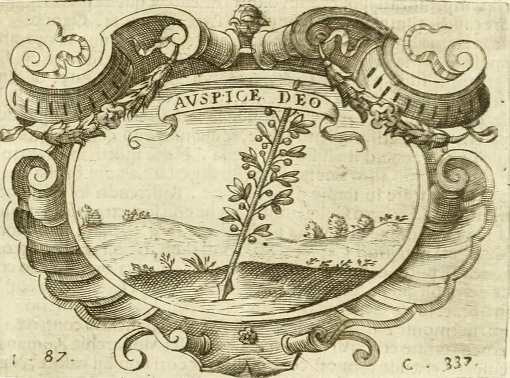 An illustration from L'idea di vn prencipe politico christiano, 1648, leaf 360