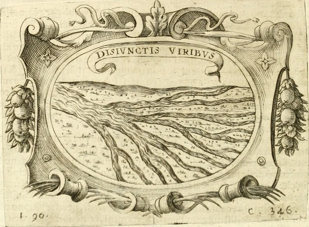 An illustration from L'idea di vn prencipe politico christiano, 1648, leaf 369