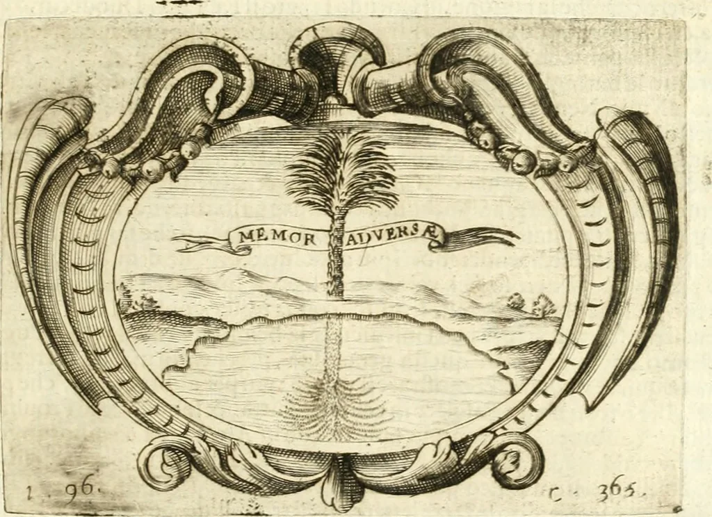 An illustration from L'idea di vn prencipe politico christiano, 1648, leaf 388