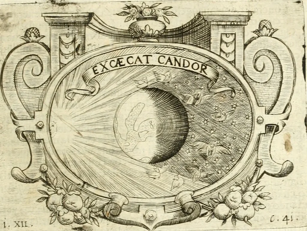 An illustration from L'idea di vn prencipe politico christiano, 1648, leaf 64