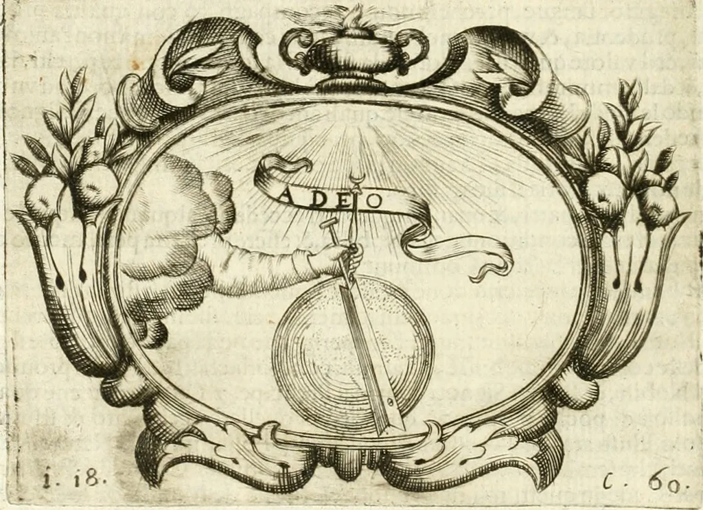 An illustration from L'idea di vn prencipe politico christiano, 1648, leaf 83