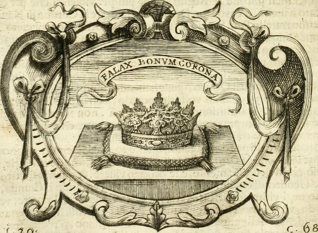 An illustration from L'idea di vn prencipe politico christiano, 1648, leaf 91
