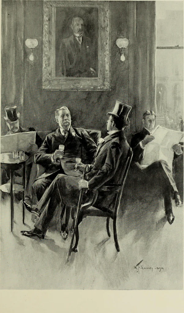 An illustration from Life and character, 1899, leaf 100