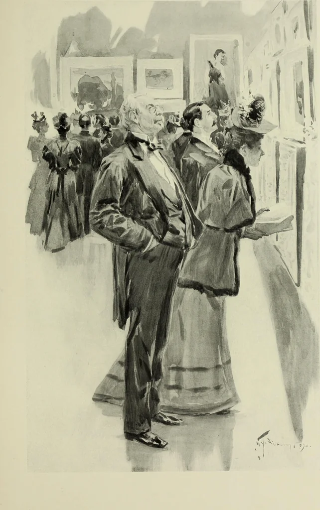 An illustration from Life and character, 1899, leaf 104