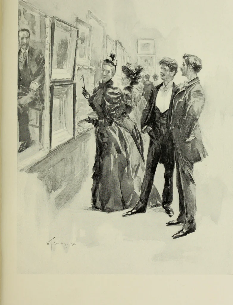 An illustration from Life and character, 1899, leaf 108