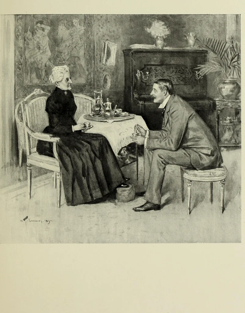 An illustration from Life and character, 1899, leaf 114