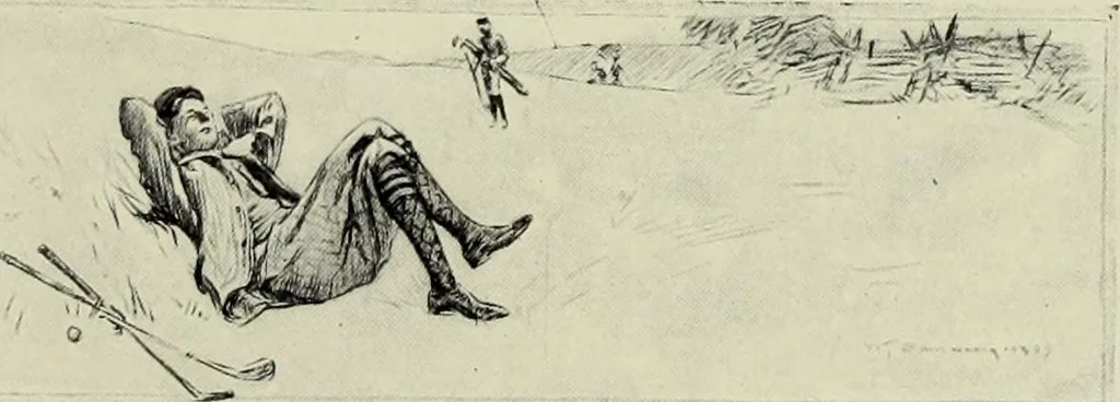 An illustration from Life and character, 1899, leaf 18