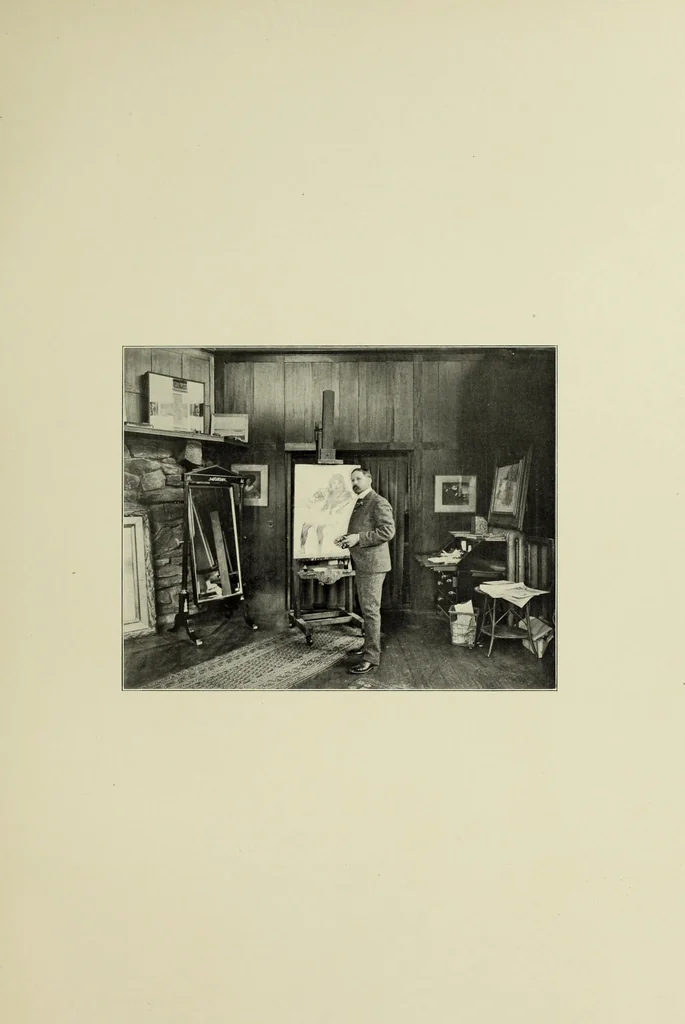 An illustration from Life and character, 1899, leaf 20