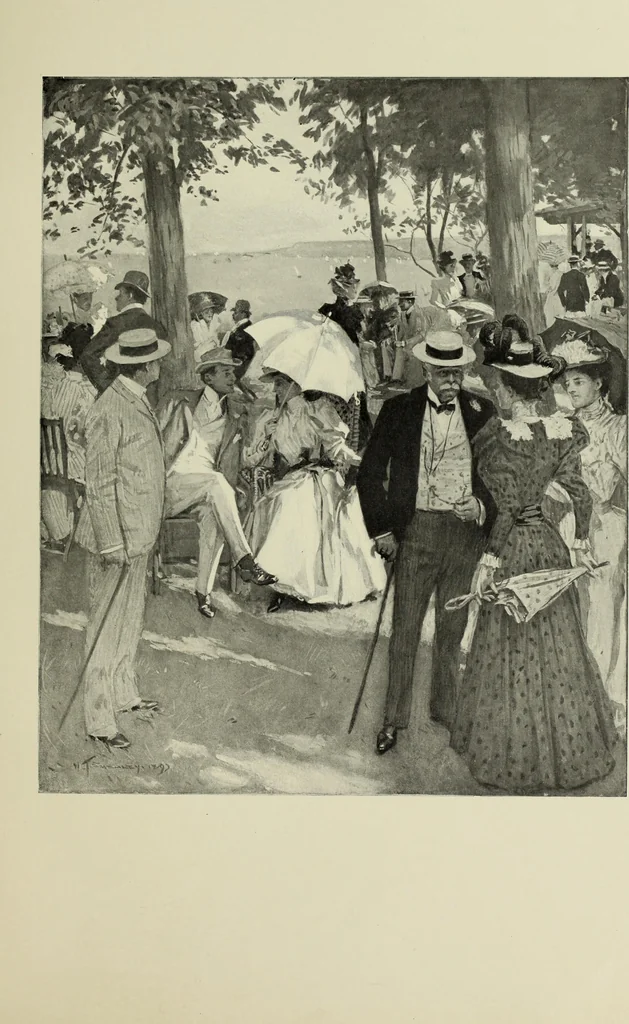 An illustration from Life and character, 1899, leaf 24