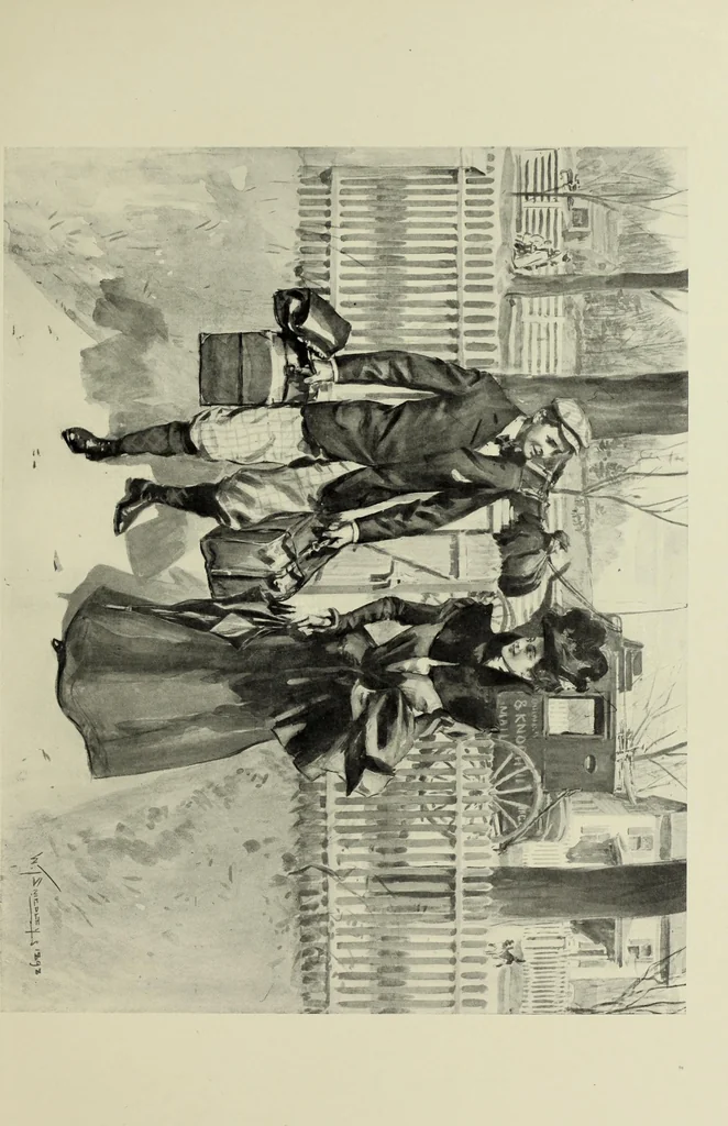 An illustration from Life and character, 1899, leaf 30