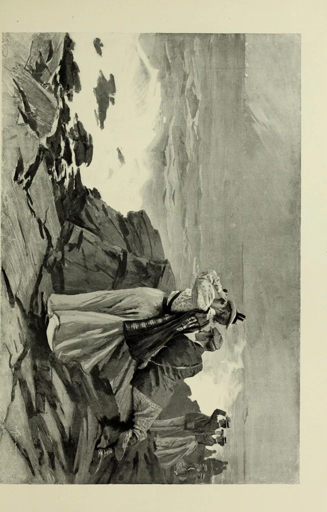An illustration from Life and character, 1899, leaf 34
