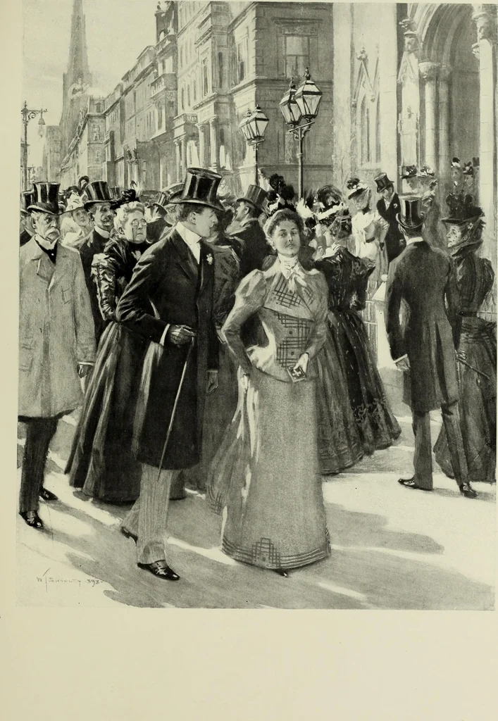An illustration from Life and character, 1899, leaf 44