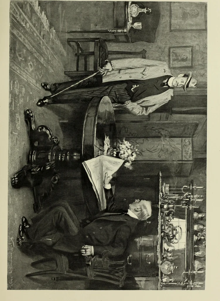 An illustration from Life and character, 1899, leaf 46