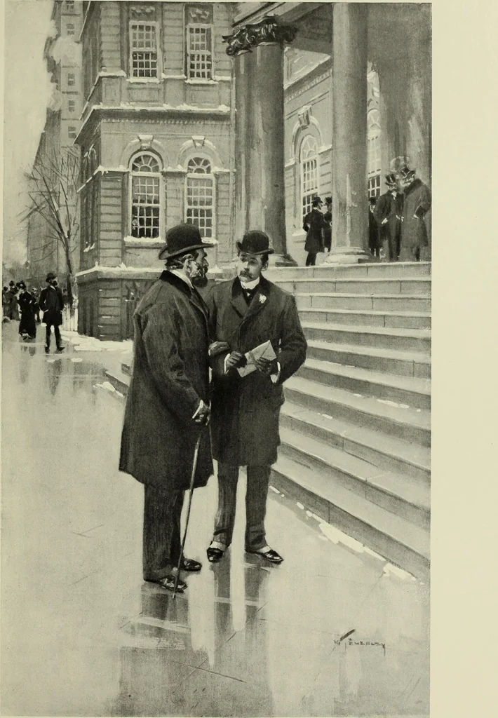 An illustration from Life and character, 1899, leaf 50