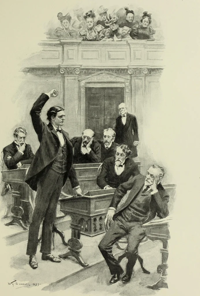 An illustration from Life and character, 1899, leaf 52