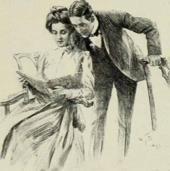 An illustration from Life and character, 1899, leaf 6