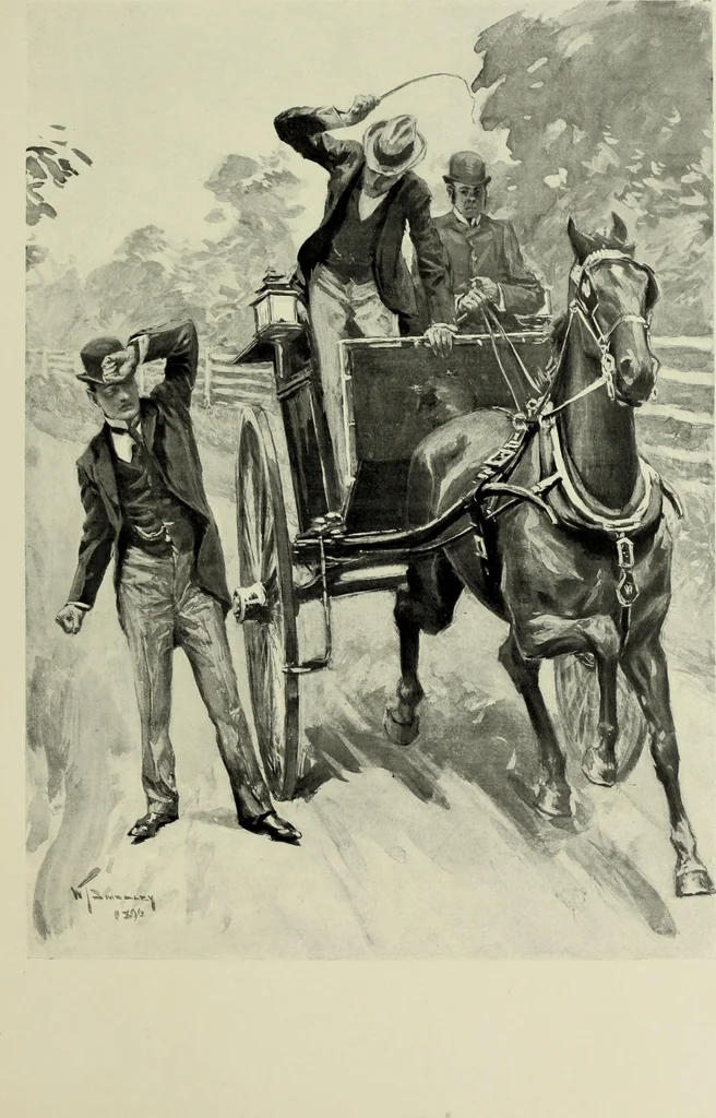 An illustration from Life and character, 1899, leaf 60