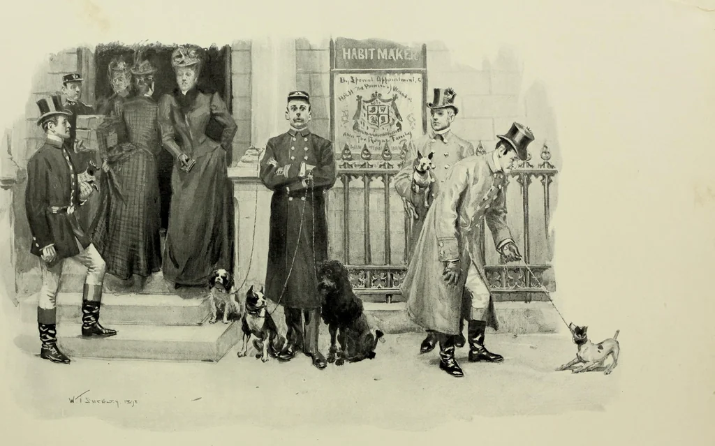An illustration from Life and character, 1899, leaf 64