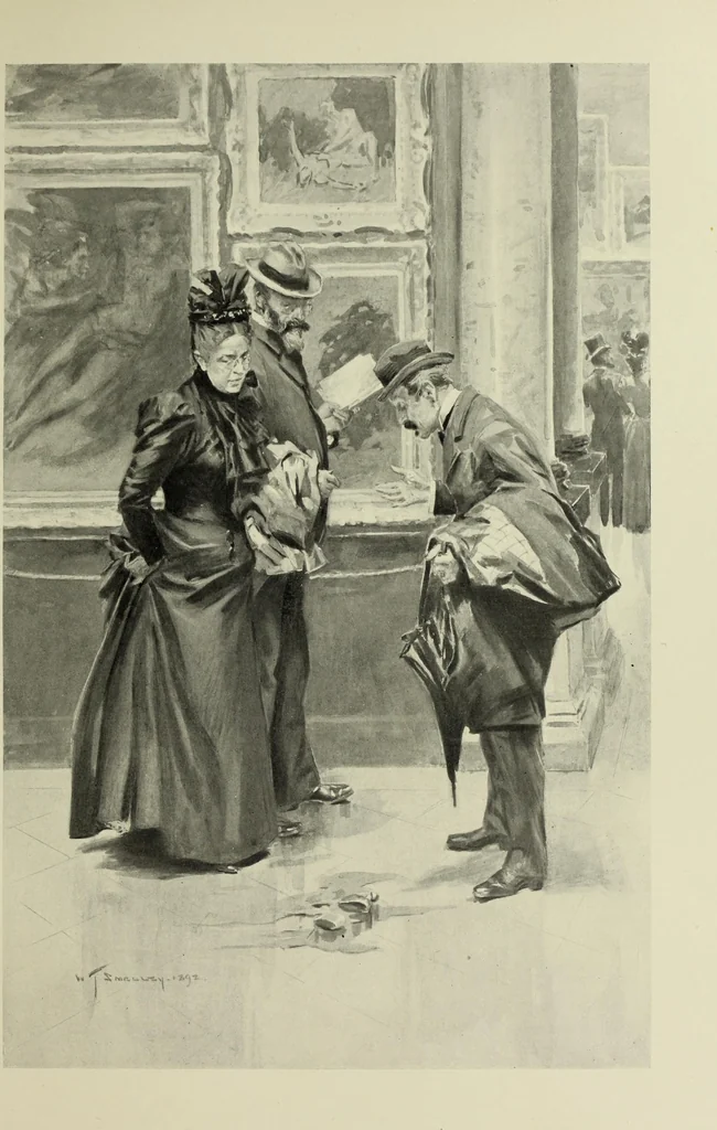 An illustration from Life and character, 1899, leaf 82