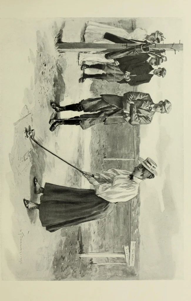 An illustration from Life and character, 1899, leaf 84