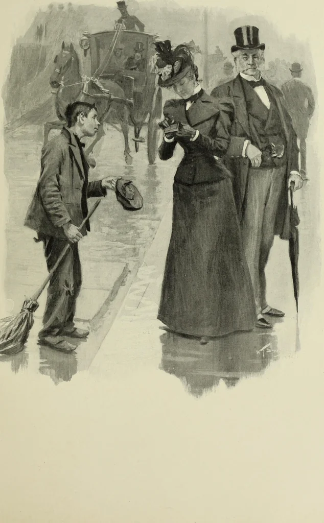 An illustration from Life and character, 1899, leaf 86