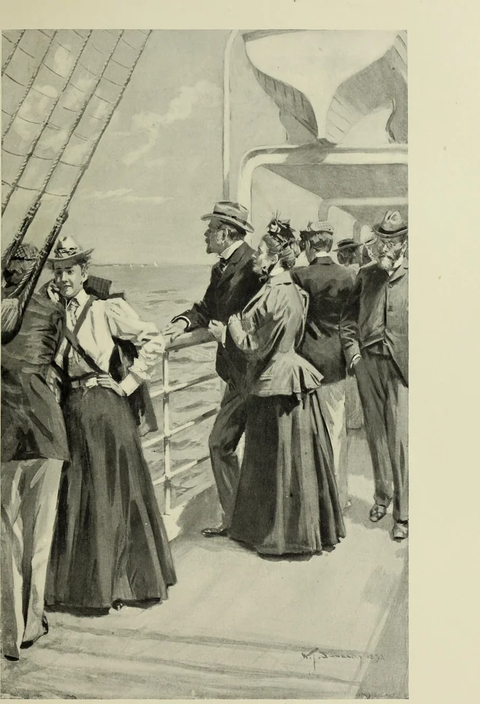 An illustration from Life and character, 1899, leaf 90