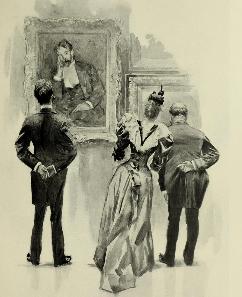 An illustration from Life and character, 1899, leaf 94