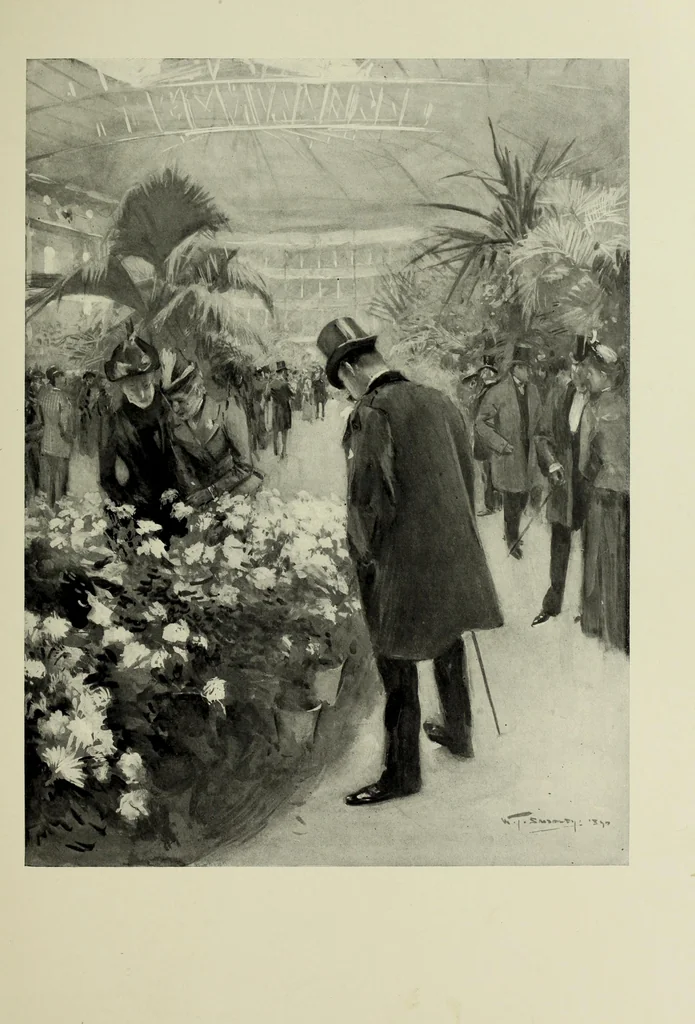 An illustration from Life and character, 1899, leaf 96
