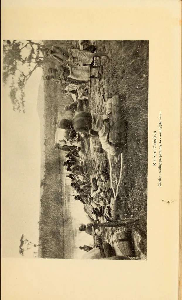 An illustration from The life & explorations of Frederick Stanley Arnot : the authorised biography of a zealous missionary, intrepid explorer, & self-denying benefactor amongst the natives of Africa, 1921, leaf 121