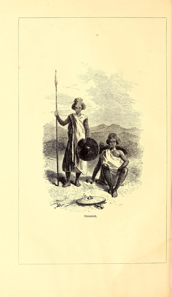 An illustration from Life in Abyssinia: being notes collected during three years' residence and travels in that country, 1853, leaf 154