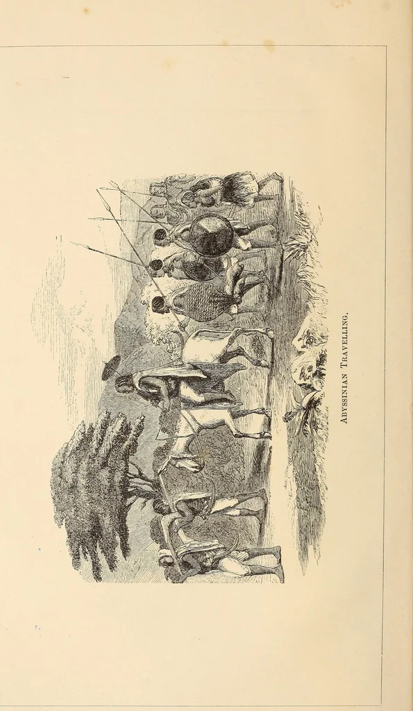 An illustration from Life in Abyssinia: being notes collected during three years' residence and travels in that country, 1853, leaf 8