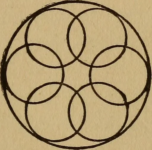 An illustration from Life in the circles, 1920, leaf 6