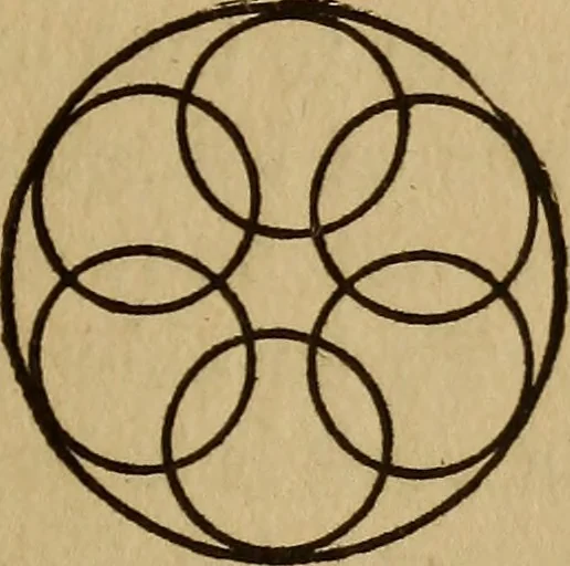 An illustration from Life in the circles, 1920, leaf 62