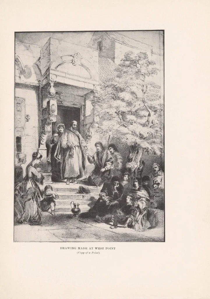 An illustration from The life of James McNeill Whistler, 1908, leaf 85