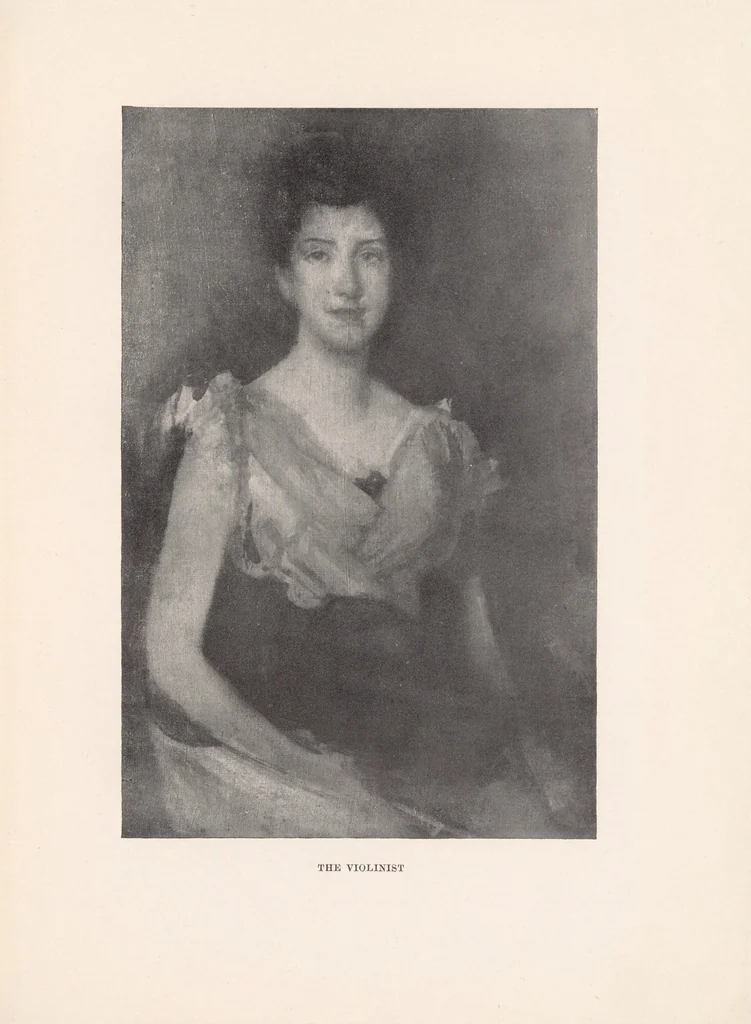 An illustration from The life of James McNeill Whistler, 1908, leaf 351