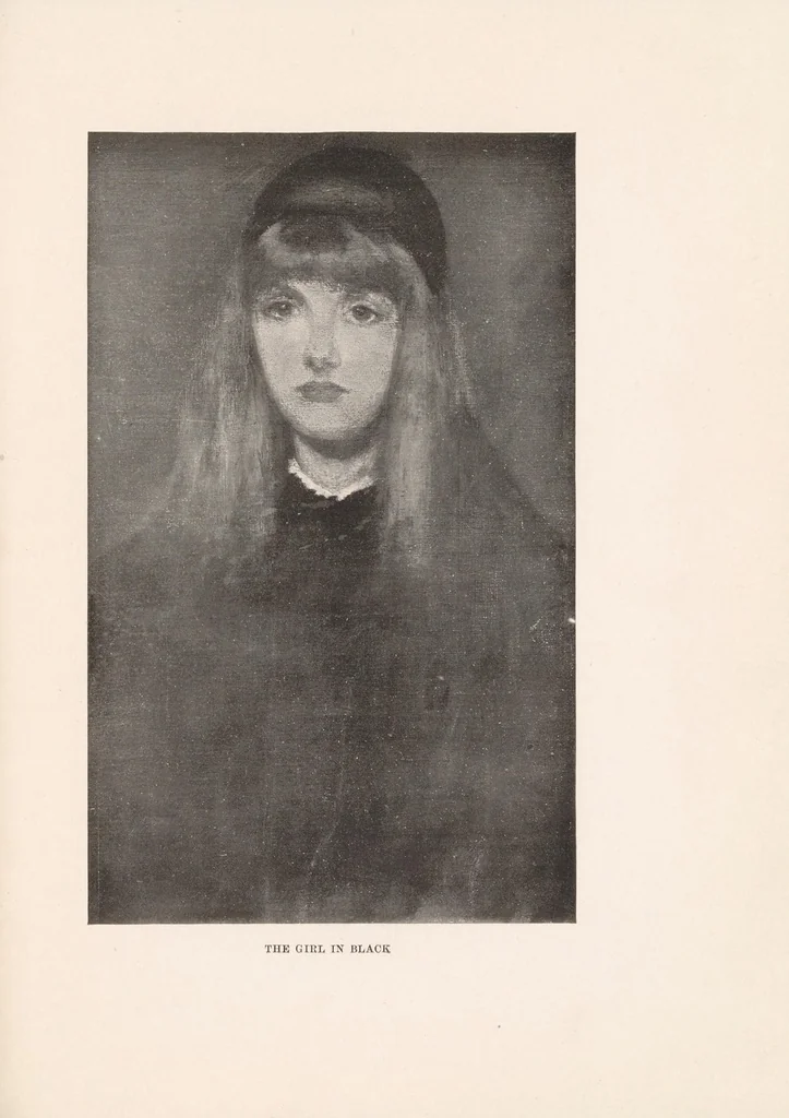 An illustration from The life of James McNeill Whistler, 1908, leaf 459