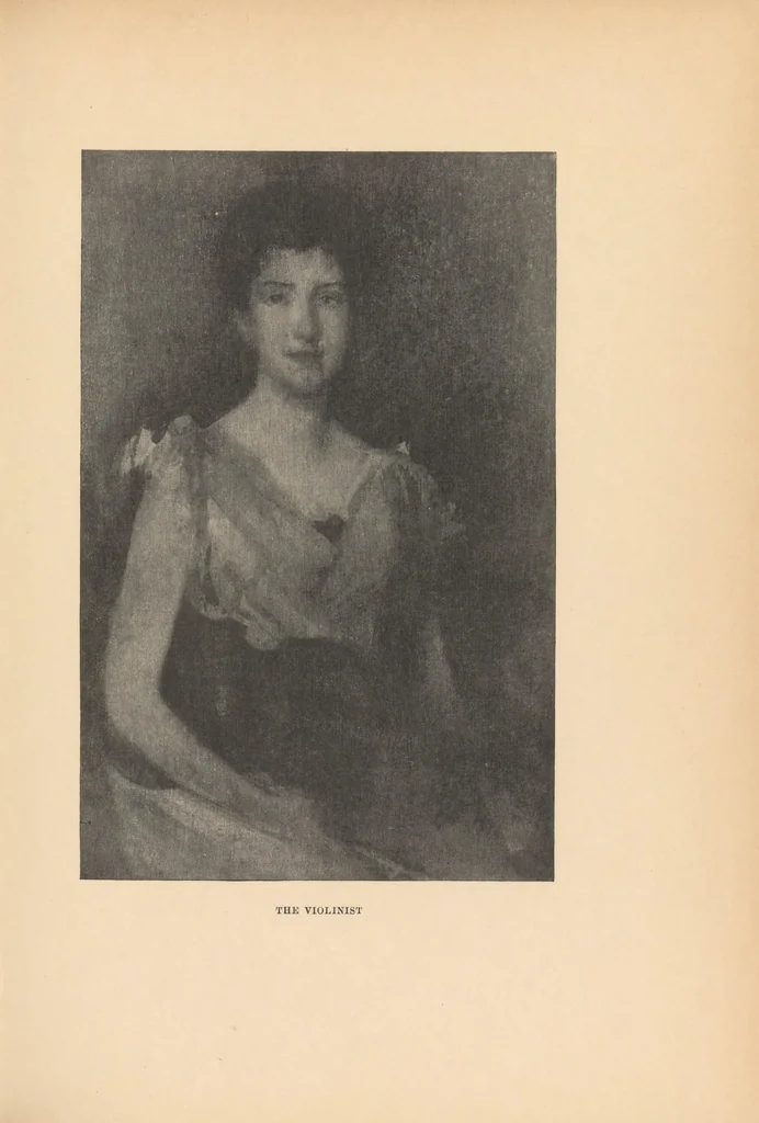 An illustration from The life of James McNeill Whistler, 1908, leaf 349