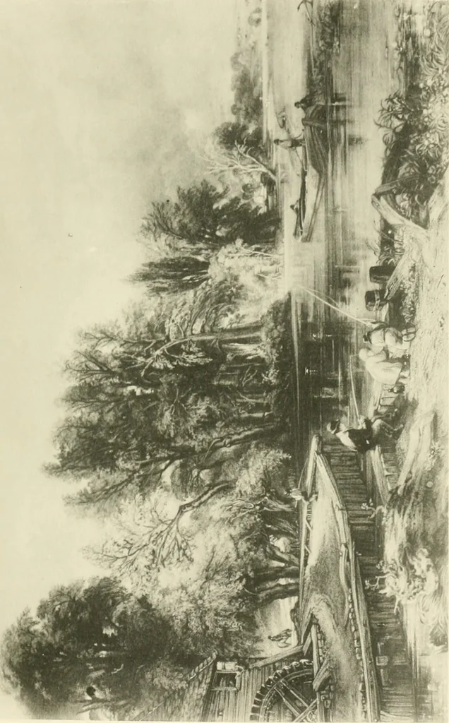 An illustration from Life and letters of John Constable, R. A, 1896, leaf 136