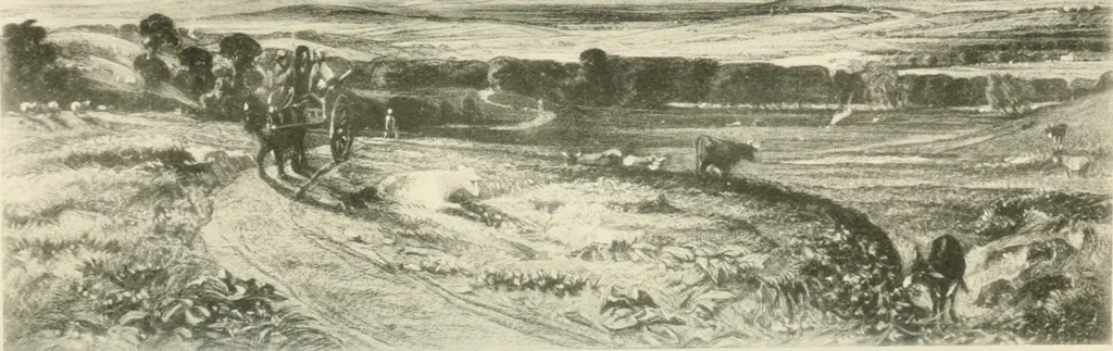 An illustration from Life and letters of John Constable, R. A, 1896, leaf 141