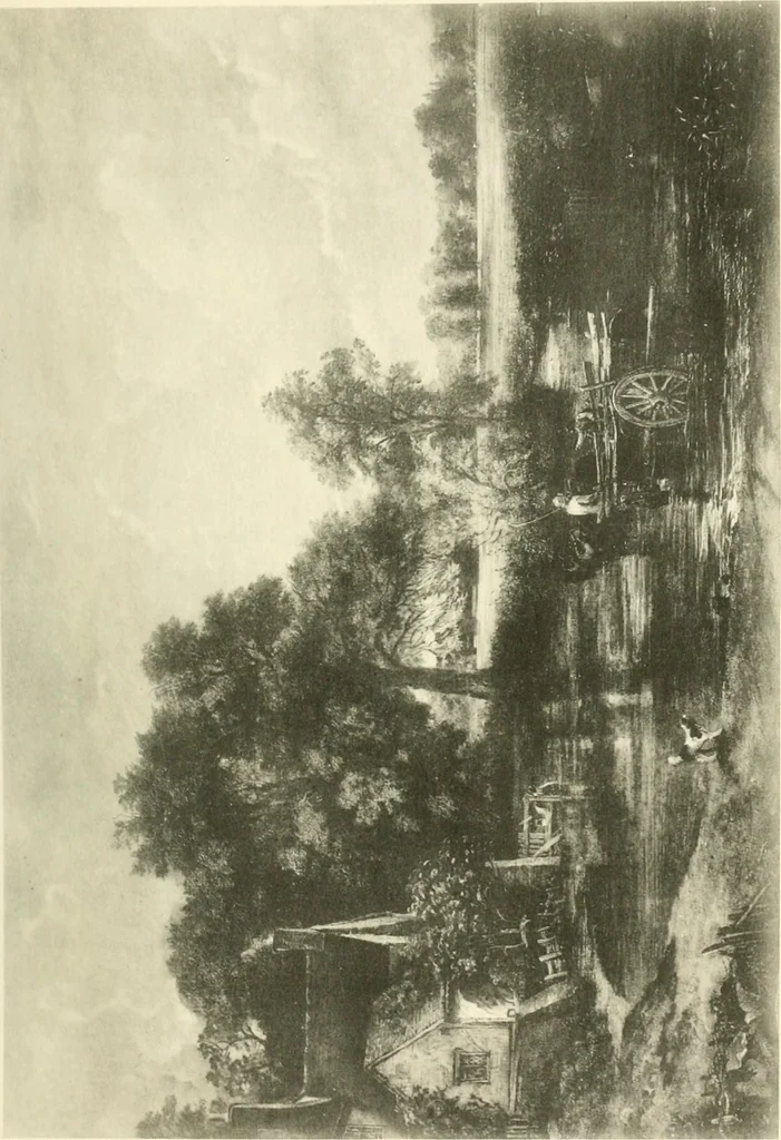 An illustration from Life and letters of John Constable, R. A, 1896, leaf 146