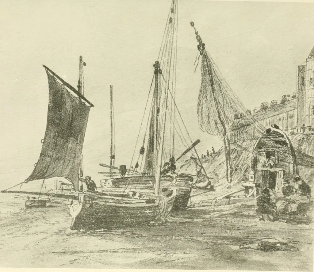 An illustration from Life and letters of John Constable, R. A, 1896, leaf 210