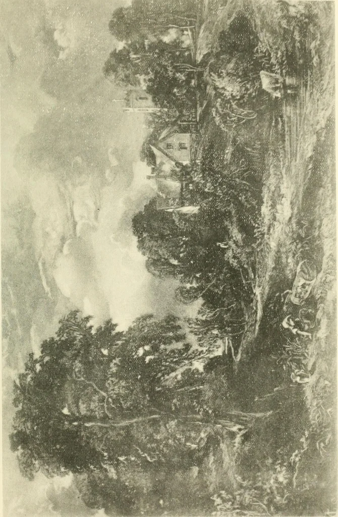 An illustration from Life and letters of John Constable, R. A, 1896, leaf 268